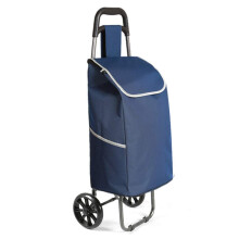 XYIANG Folding Shopping Trolley Cart with Wheels – Lightweight Compact Design for Groceries and Laundry