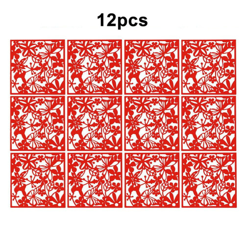 Plastic Hanging Room Divider Screen Panels 12 pcs