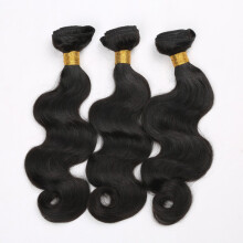 Brazilian Body Wave Human Hair Bundles 14 16 18 Inches 100% Virgin Remy Extensions Full Volume Tangle‑