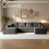 Levede Flexible Modular Sofa Cozy Memory Foam Corduroy Corner Convertible Couch 7