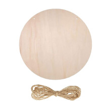 Blanco houten cirkels van 30 cm (12 inch) voor doe-het-zelf knutselprojecten.