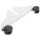 Hvid PVC-rumdelerstativ 30x16x2,5cm 1