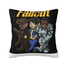 Fallout-tyynynpäällinen vetoketjulla, 18x18 tuumaa