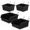 4Piece Wall Mounted Pegboard Organizer Set for Garage Tool Storage with Bins and Holders 1