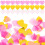 Rosa hjärtformade papperskonfetti 5-pack 1