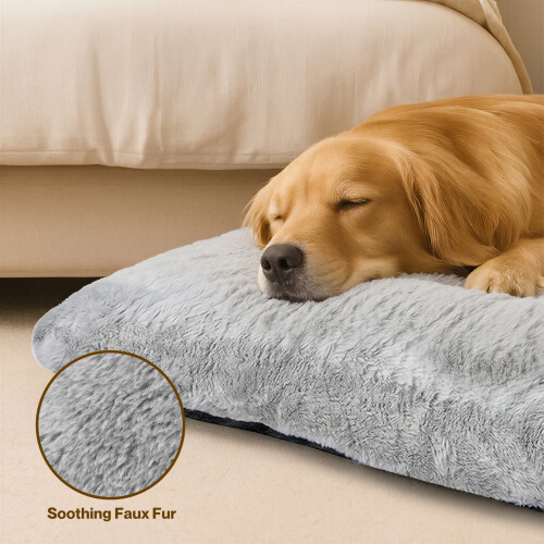 Skylos Large Dog Bed Mattress Soft Plush Cat 1