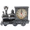 Locomotive-Shaped Alarm Clock in Grey ABS 1