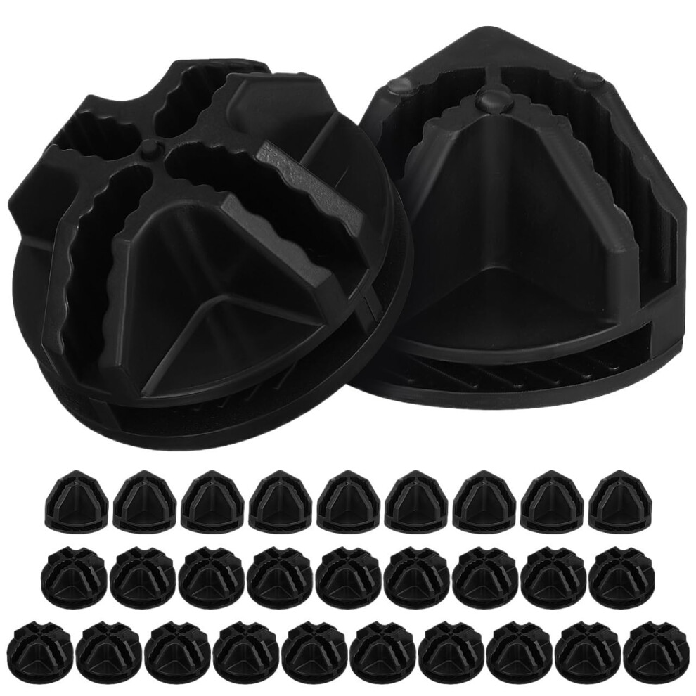 Wire Cube Connectors 30 Pcs For Shelving And Closet Systems, Universal Modular Design, Quick Snapfit Assembly 9330225706090