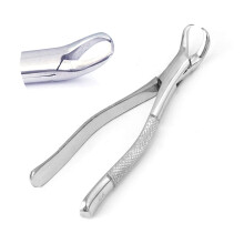 Dental Extracting Forceps 23 Cow Horn for Lower Molars, Stainless Steel Tooth Extraction Forceps