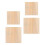 4-Pack Unfinished Wooden DIY Photo Frames 1