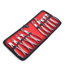 Dental Extraction Forceps Kit 10PCS, Professional Tooth Extraction Instruments with Ergonomic Grip and Precision Control