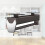 Adjustable Aluminum Alloy Pull Out Clothes Rail 55cm with Silent Double Guide Rail and  Load Capacity 1