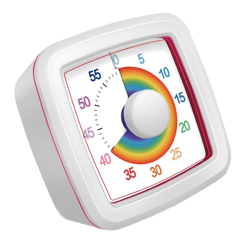 Colorful Visual Timer For Child Learning Time Management- White 7751001333965