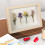 Wood Shadow Box Frame 10 x 8 in with Glass 2