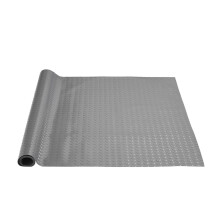 Garage Floor Mat 3.9x6.56ft Vinyl Flooring Roll, Waterproof Non‑Slip Diamond Texture for Garage Floors