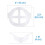 Mask Bracket 5 Pack, Reusable 3D Face Mask Support Frame for Comfortable Breathing and Makeup Protection 2