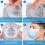 Mask Bracket 5 Pack, Reusable 3D Face Mask Support Frame for Comfortable Breathing and Makeup Protection 5