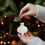 Clear Christmas Ball Ornaments White Glitter Plastic 6 Pack 3