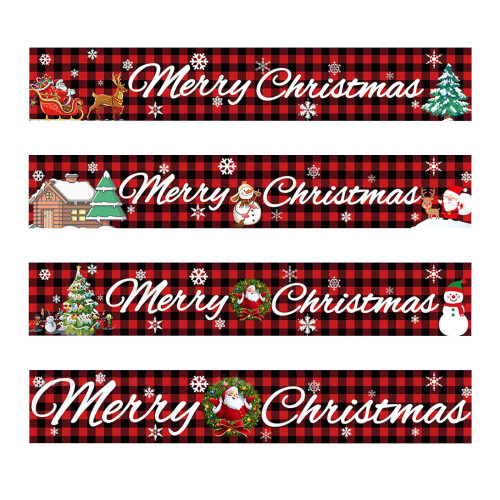 Kerstletterslinger feestdecoratie 1