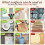 Watercolour Pencil Rub-On Transfers 12 Sheets 140mm 5