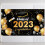 Congrats Grad Banner Black Gold 180x110cm 5