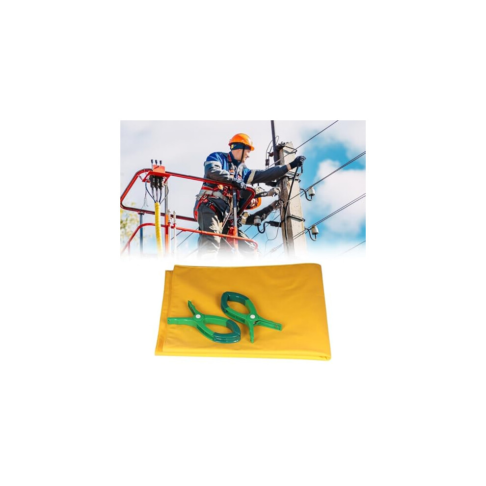 Voltage Insulating Rubber Mat 10Kv Electrical Safety Anti Slip Mat For Electricians 100X200cm 9330225707615