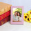 Yellow Photo Frame Delivery Bracket 2cm Thick 5 Inch 3