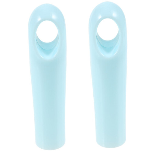 2Pcs Broom Handle Replacement Caps with Ergonomic Non‑Slip Grip, Universal Fit for Cleaning Tools