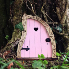 Décoration miniature 3D à faire soi-même pour une porte de jardin en forme d'arbre (1 pièce)