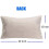Khaki geometric linen pillowcase 30x50 cm 2