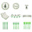 Christmas party tableware set disposable paper dishes cups 2