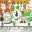 Christmas party tableware set disposable paper dishes cups 4