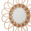 Boho Sunburst Rattan Mirror Wall Decor 6