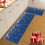 Viflosae Christmas snowflake kitchen mat non-slip blue black 6