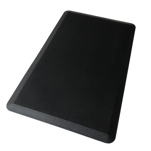 Kitchen Rug Set Cushioned Anti-Fatigue Black 2