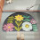 Boho flower panda semicircle floor mat 120x60cm 4