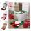 Ensemble housse de siège de toilette et tapis de Noël 2 pièces 3