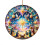Akryl julkrubba hänge ornament 8cm 2