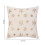 Christmas snowflake pillow set with sequin embroidery, gold 3