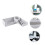 Bathroom Wall Shelf Shower Storage Rack with SpaceSaving Design and MoistureResistant Construction 3