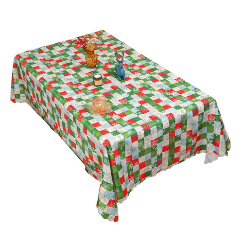 Rektangulär julduk 150x180cm polyester 1
