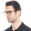 Blue Light Reading Glasses 4.0D Oversized Clear Lens TR90 Full Frame Lightweight for Close Work 3