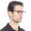 Blue Light Reading Glasses 4.0D Oversized Clear Lens TR90 Full Frame Lightweight for Close Work 5
