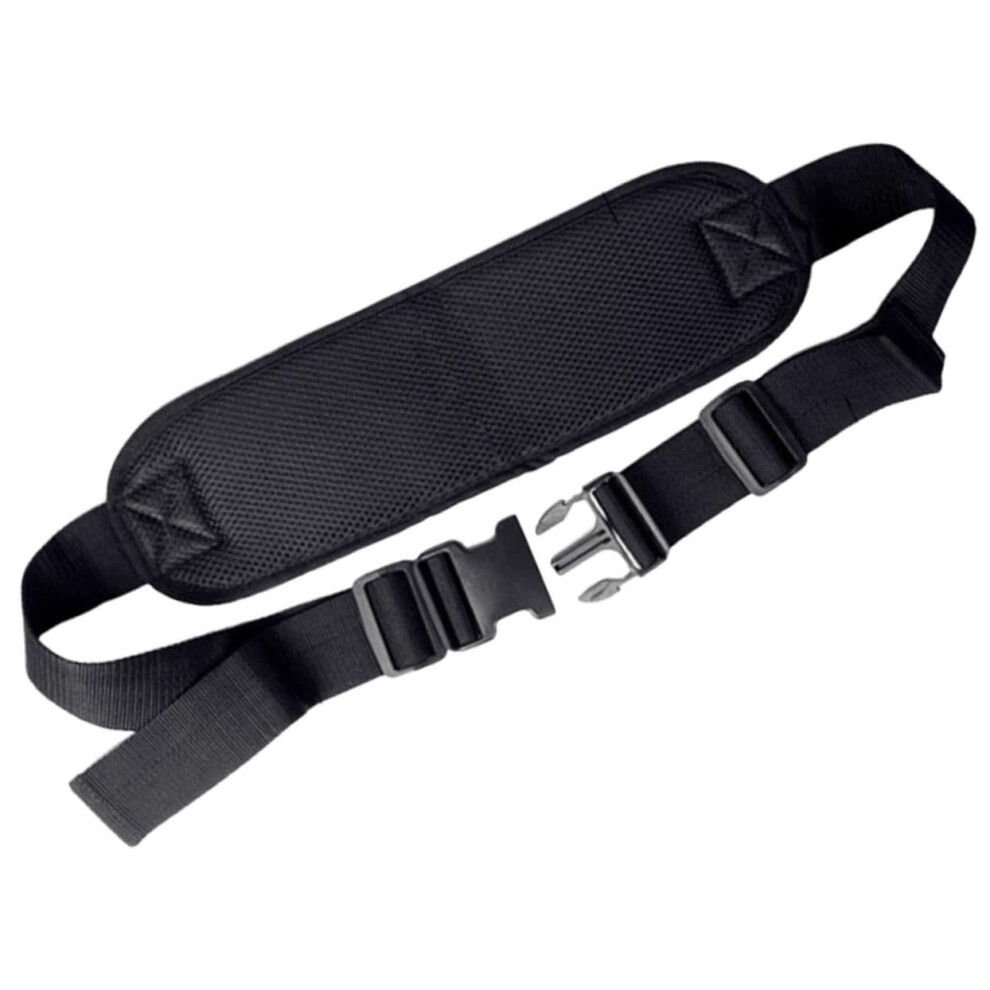 Black Adjustable Wheelchair Safety Belt With Breathable Mesh Waist Support For Elderly And Patients