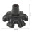 Walking Cane Tips 3/4 Inch Rubber Cane Tip Replacement with SixPoint Stable Support and AntiSlip Base 2