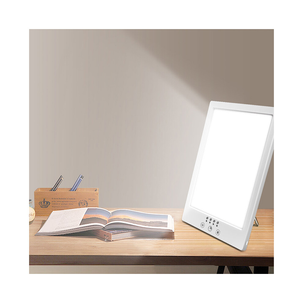 (Eu) Portable Imitated Sun 10000 Lux Led Bright Therapy Energy Lamp White/Light 320997855675