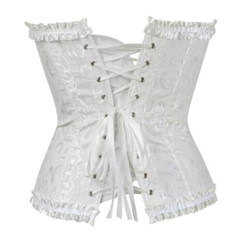 Κορσές για γυναίκες, κομψό τοπ με overbustier, κορσές με κλείσιμο μπροστά και σχέδιο με 2