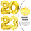Palloncini numerici in pellicola di alluminio, 3 set 4