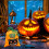 Halloween slik gaveposer velour store 5