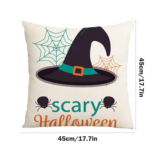 Halloween örngott Polyester 45x45cm Flerfärgad 2